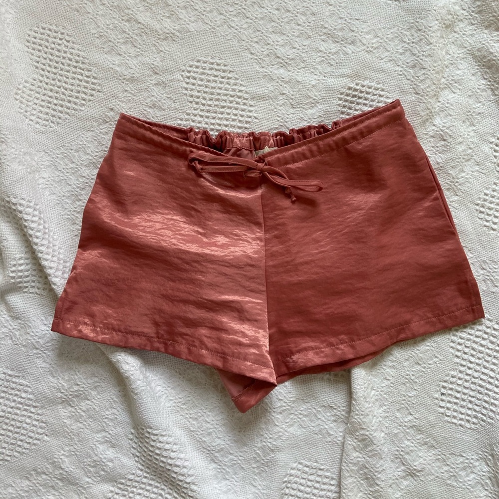 SOLD ON DEPOP Urban Outfitters Satin Feel Shorts